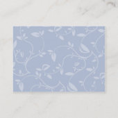 Blau-Blätter - Chubby Visitenkarte (Rückseite)