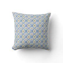 Blau-Blau-Muster dekorative ThrowPillow
