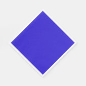 Blau-blaue Farbe Serviette (Ecke)