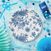 Blau-blaues Brautparty Pappteller (Party)