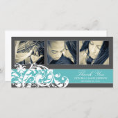 BLAU BLÜH | DANKE, DASS DU KARTE (Vorne/Hinten)