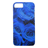 Blau blühende Blumen blauer Rose Case-Mate iPhone Hülle (Rückseite)