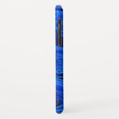 Blau blühende Blumen blauer Rose Case-Mate iPhone Hülle (Hinten/Links)