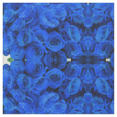Blau blühende Blumen blauer Rose Stoff (Nahaufnahme)