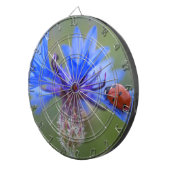 Blau blüht dartscheibe (Vorderseite rechts)