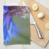 Blau blüht geschirrtuch (Viertel Falte)
