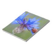 Blau blüht notizblock (Rotiert)