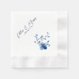 Blau, Blume Blossom, klein, Serviette