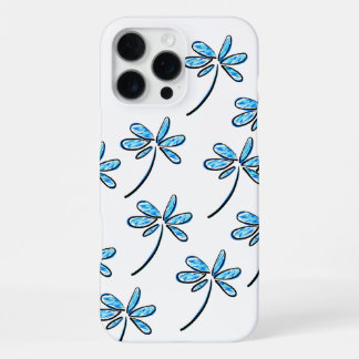 blau blumig iPhone 16 pro max hülle