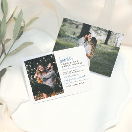 Blau | Booten Sie Lebensmittel und schlechte Tanzb Save The Date