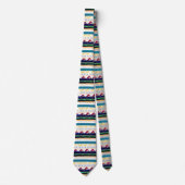 blau-bordeauxrot und gelb krawatte (Vorderseite)