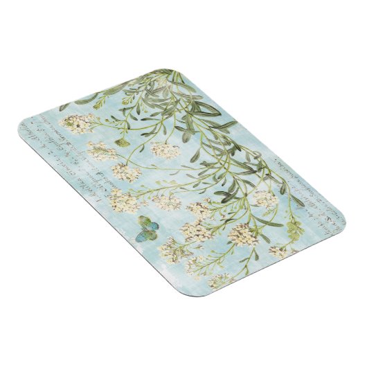 Blau botanisch magnet (Rechte Seite)