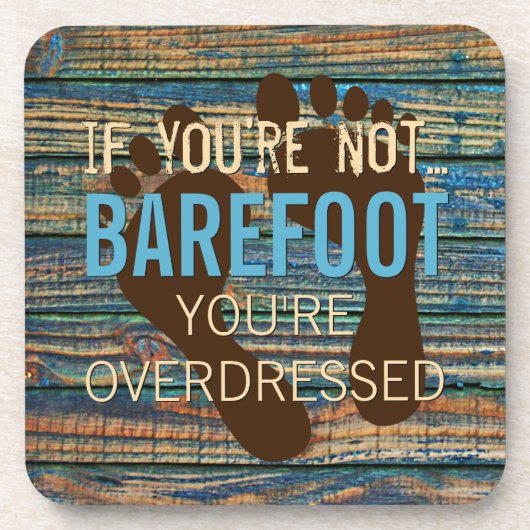 Blau-braune Imitate, geerbt aus Holz Pollenmuster Getränkeuntersetzer (Vorderseite)