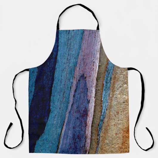 Blau-braune Lackoberfläche Schürze (Vorderseite)