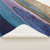 Blau-braune Lackoberfläche Sherpadecke (3/4)