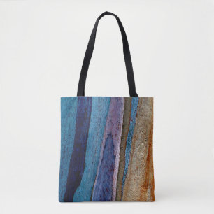 Blau-braune Lackoberfläche Tasche