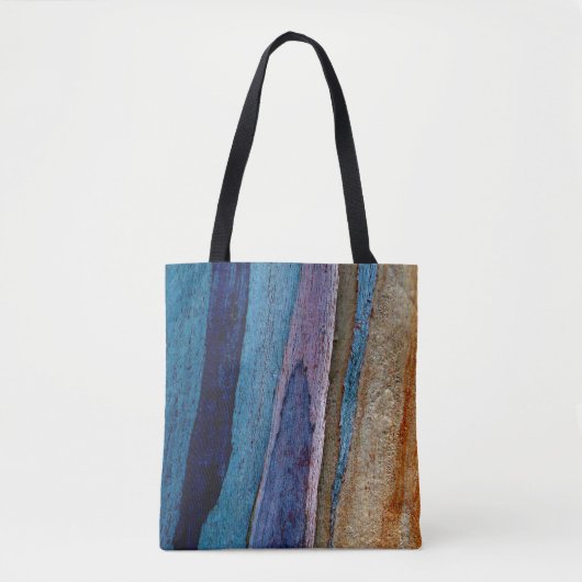 Blau-braune Lackoberfläche Tasche (Vorderseite)