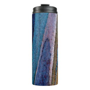 Blau-braune Lackoberfläche Thermosbecher