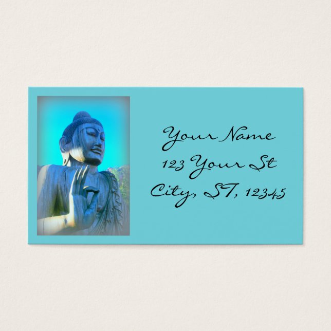 Blau-Buddha (Vorderseite)