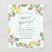 Blau | Budget Lemon Main Squeeze Brautparty (Vorderseite)