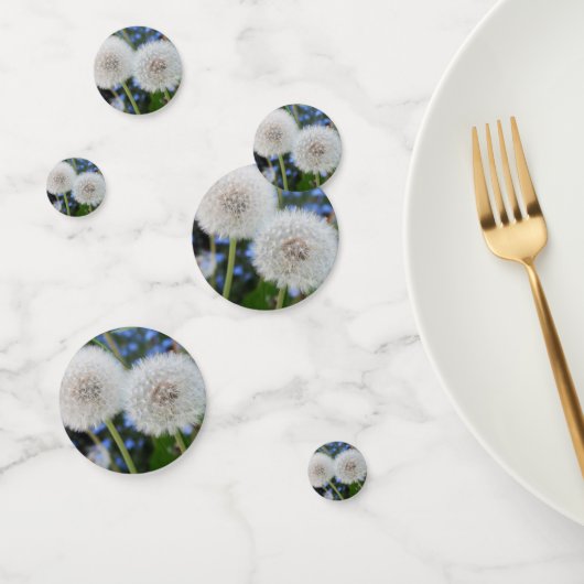 blau, Butterblume, Pflanze, Löwenzahn, Weiß, Konfetti (Gruppe)