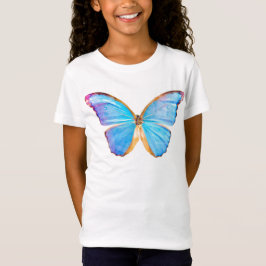 BLAU BUTTERFLY - Mädchen T-Shirt