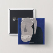 Blau Button (Vorne & Hinten)