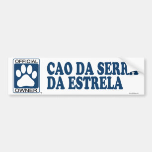 Blau Cao DA Serra DA Estrela Autoaufkleber
