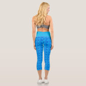 blau capri leggings (Rückseite)