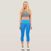 blau capri leggings (Vorderseite)