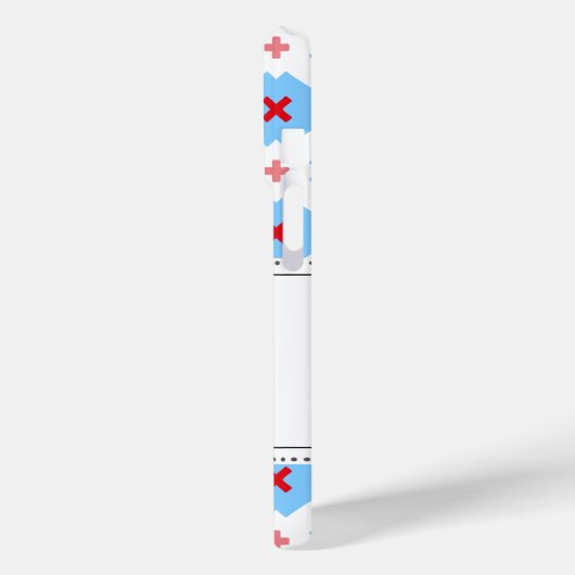 Blau Case-Mate iPhone Hülle (Rückseite / Links)