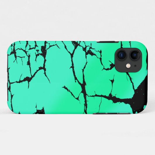 Blau Case-Mate iPhone Hülle (Rückseite (Horizontal))