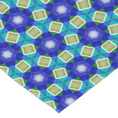 Blau, Chartreuse und Aquamariner Kurzer Tischläufe Tischläufer (Ecke)