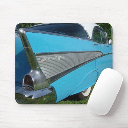 Blau Chevy 1957 Mousepad (Mit Mouse)