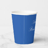 Blau-Chinoiserie-Brautparty Pappbecher (Rechts)