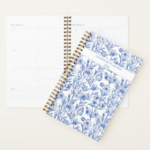 Blau-Chinoiserie-Wildblume Planer (Anzeige)