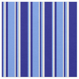 Blau, Cornflower Blau und Beige Farbmuster Stoff