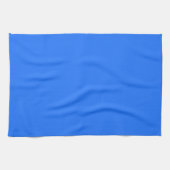 Blau (Crayola) (Vollfarbe) Geschirrtuch (Horizontal)