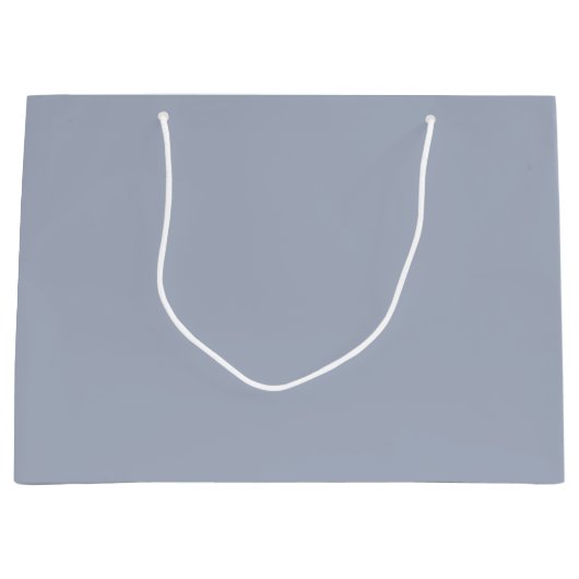 Blau (Crayola) (Vollfarbe) Große Geschenktüte (Vorderseite)