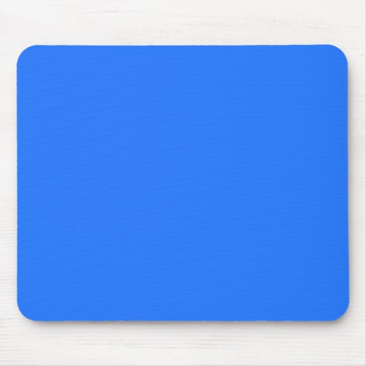 Blau (Crayola) (Vollfarbe) Mousepad (Vorne)
