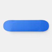 Blau (Crayola) (Vollfarbe) Skateboard (Horizontal)