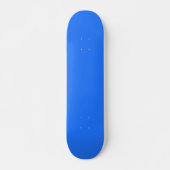 Blau (Crayola) (Vollfarbe) Skateboard (Vorne)
