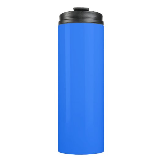 Blau (Crayola) (Vollfarbe) Thermosbecher (Vorderseite)