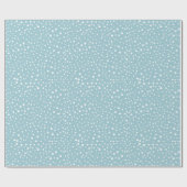 Blau-Dalmatiner-Punkte, Dalmatiner-Punkte, gepunkt Geschenkpapier (Flach)