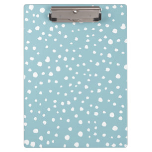 Blau-Dalmatiner-Punkte, Dalmatiner-Punkte, gepunkt Klemmbrett