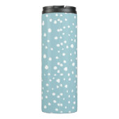 Blau-Dalmatiner-Punkte, Dalmatiner-Punkte, gepunkt Thermosbecher (Rückseite)