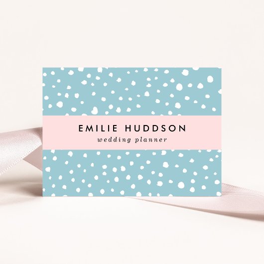 Blau-Dalmatiner-Punkte, Dalmatiner-Punkte, gepunkt Visitenkarte