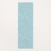 Blau-Dalmatiner-Punkte, Dalmatiner-Punkte, gepunkt Yogamatte (Vorderseite)