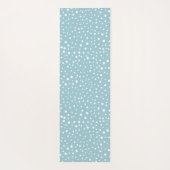 Blau-Dalmatiner-Punkte, Dalmatiner-Punkte, gepunkt Yogamatte (Rückseite)