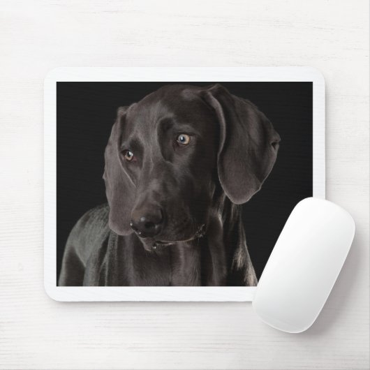 Blau das Weimaraner Mousepad (Mit Mouse)